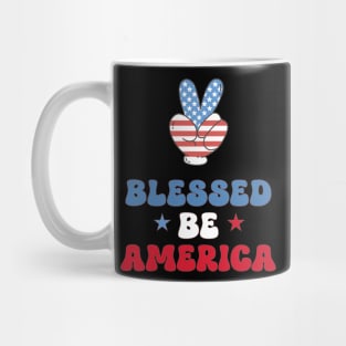 Blessed be America Mug